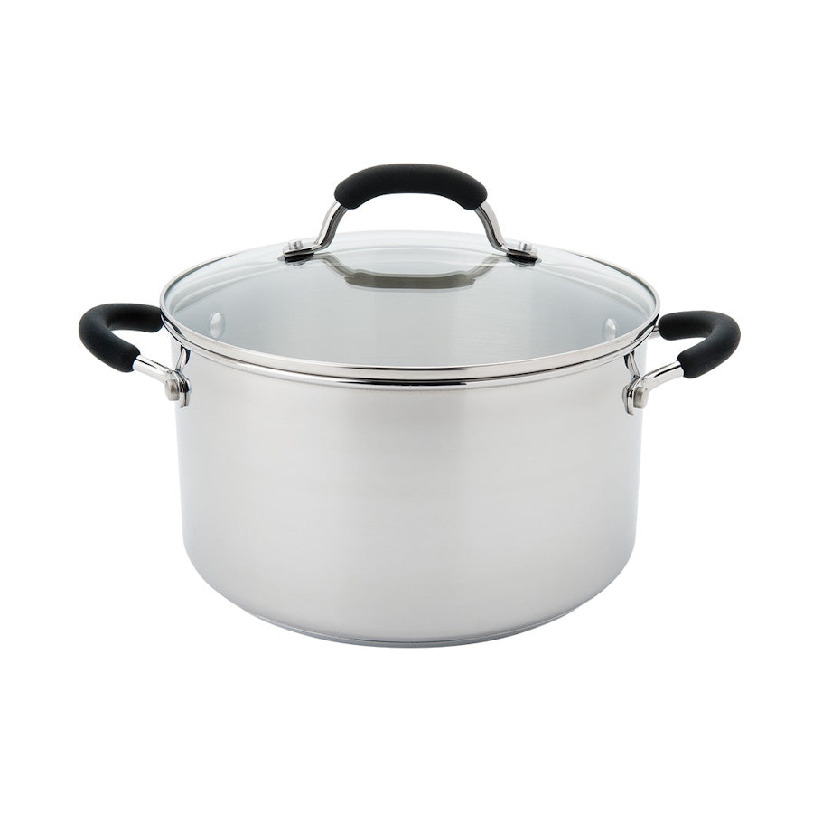 Raco Contemporary 24cm (7.6L) Stockpot Stainless Steel Stainless Steel