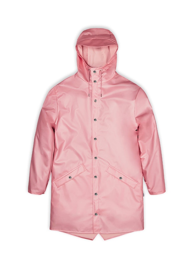 Rains Long Jacket Pink Sky M