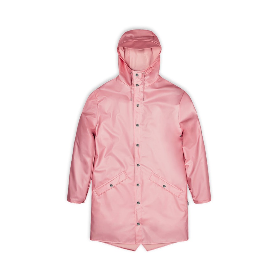 Rains Long Jacket Pink Sky XL