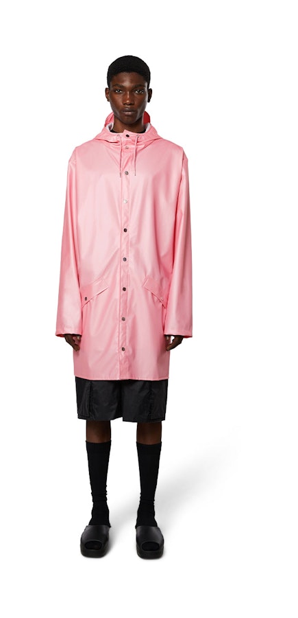 Rains Long Jacket Pink Sky Default Title