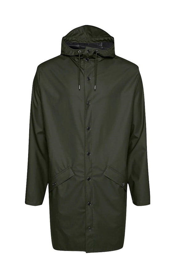 Rains Long Jacket Green XL