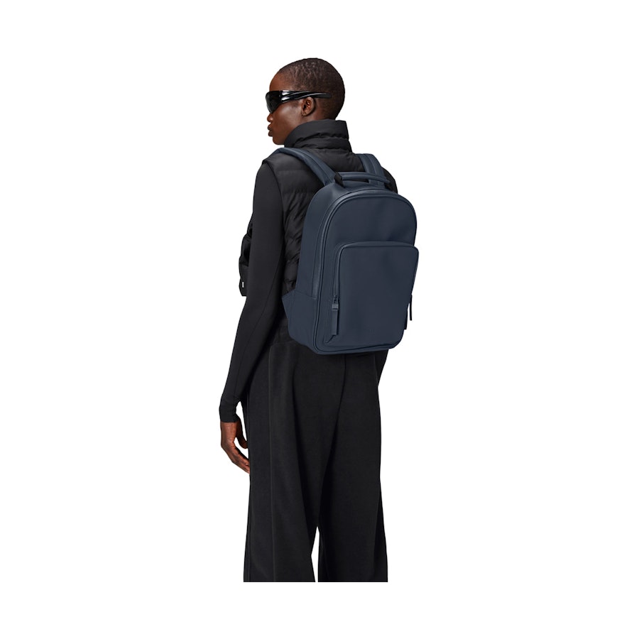 Rains Book Daypack Navy Navy