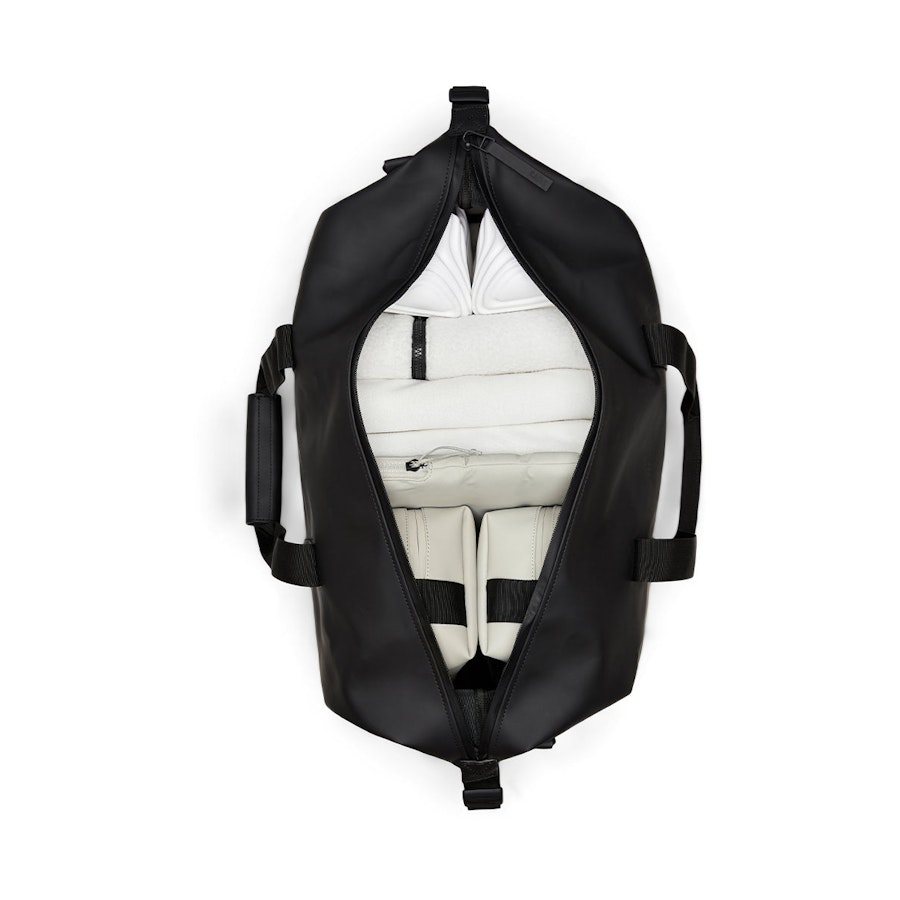 Rains Hilo Weekend Bag Black Black
