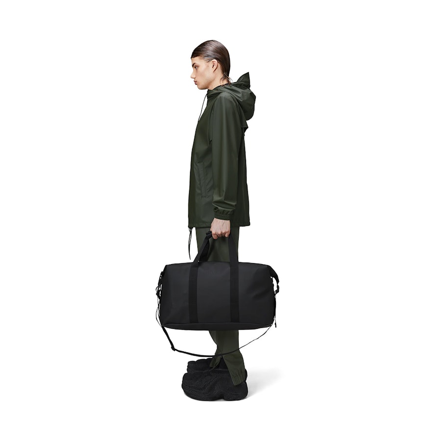 Rains Hilo Weekend Bag Black Black