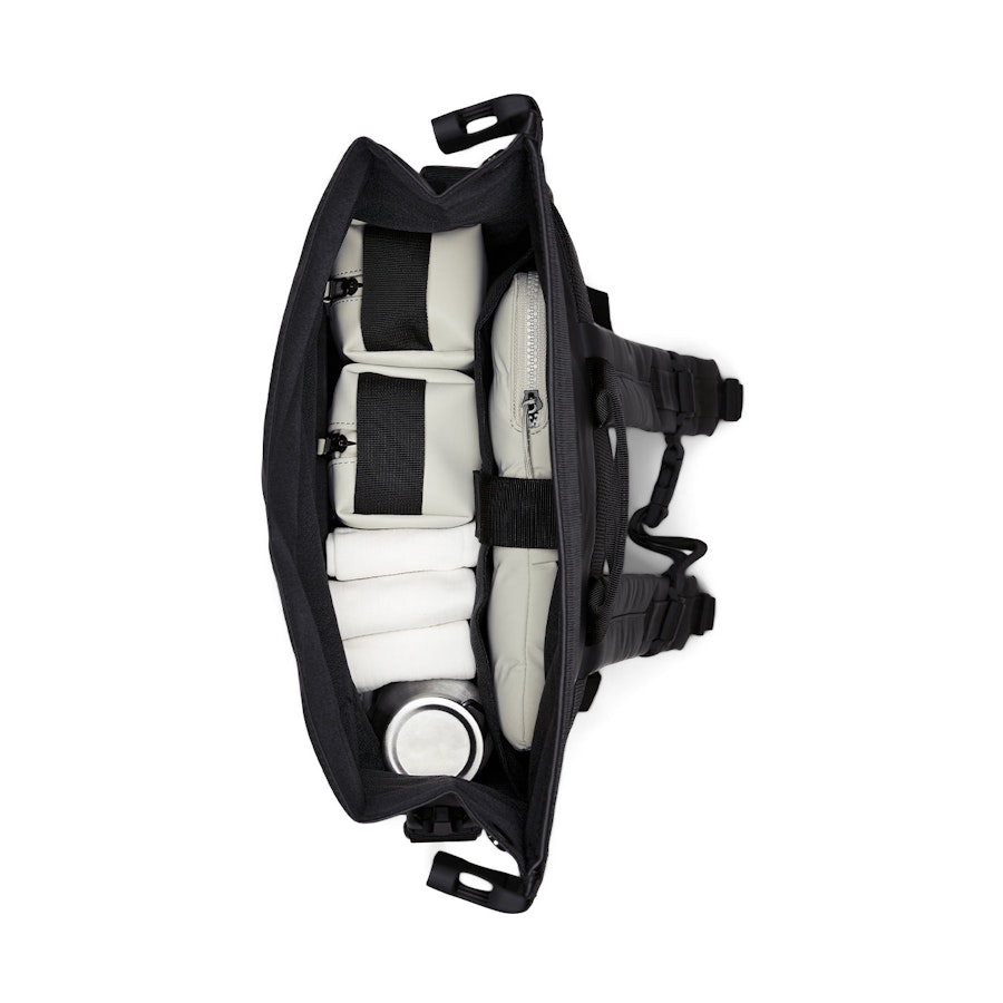 Rains Trail Rolltop Backpack Black Black