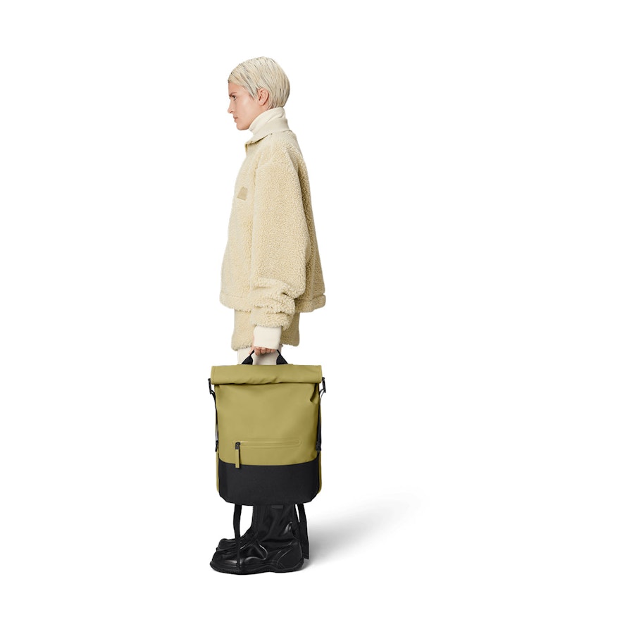 Rains Trail Rolltop Backpack Khaki Khaki
