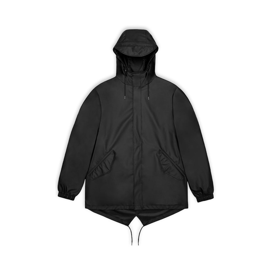 Rains Fishtail Jacket Black M