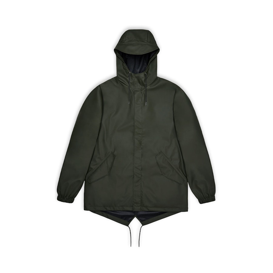 Rains Fishtail Jacket Green XS