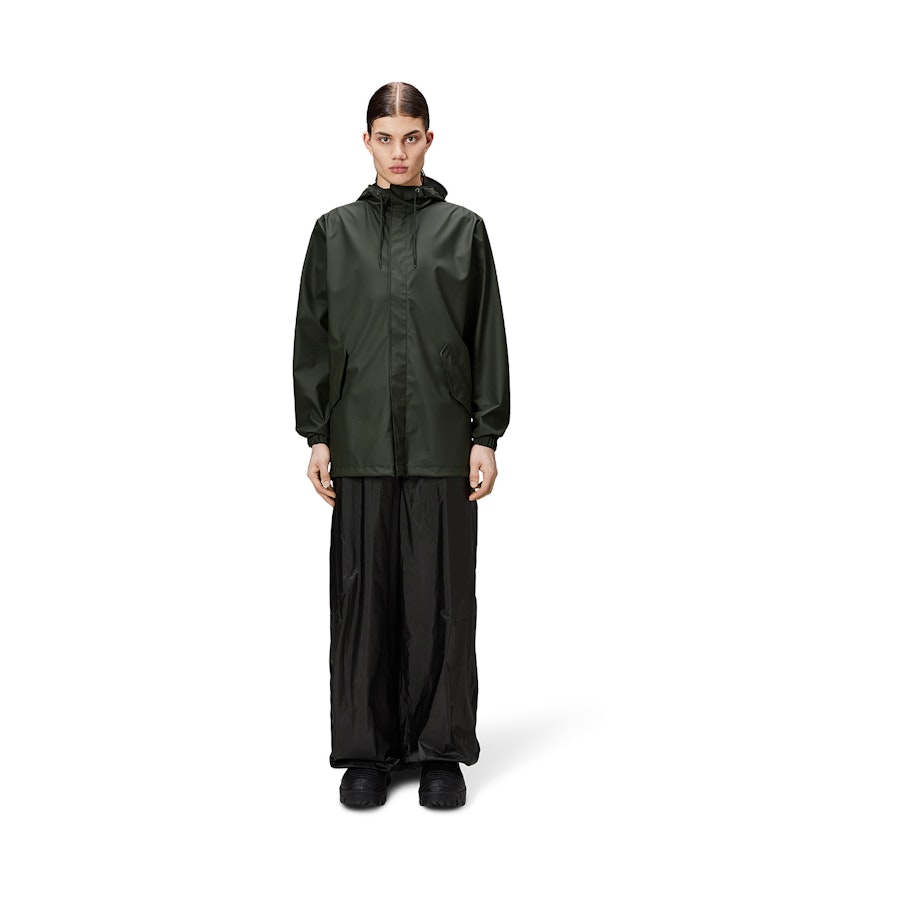 Rains Fishtail Jacket Green XS