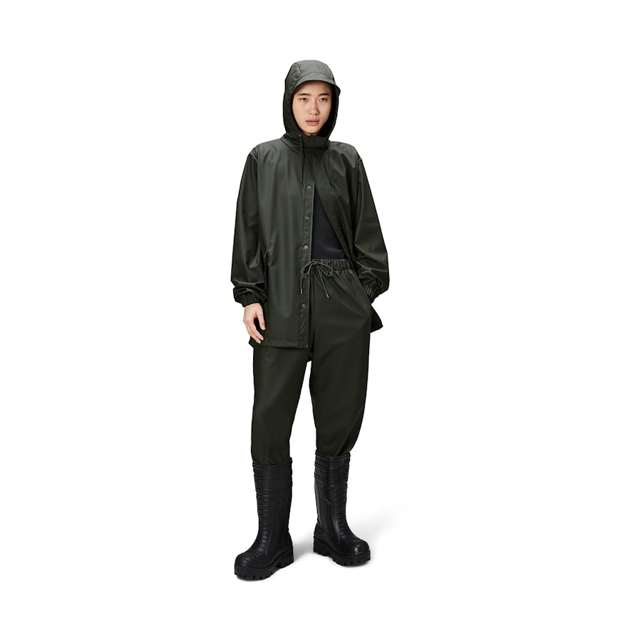 Rains Fishtail Jacket Green XS