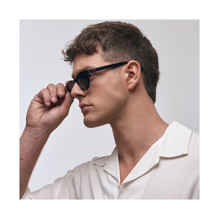 Rixx Melrose Sunglasses Black Black
