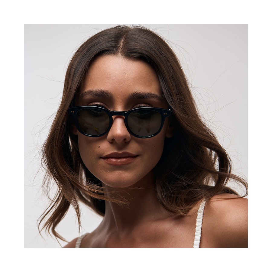 Rixx Melrose Sunglasses Black Black