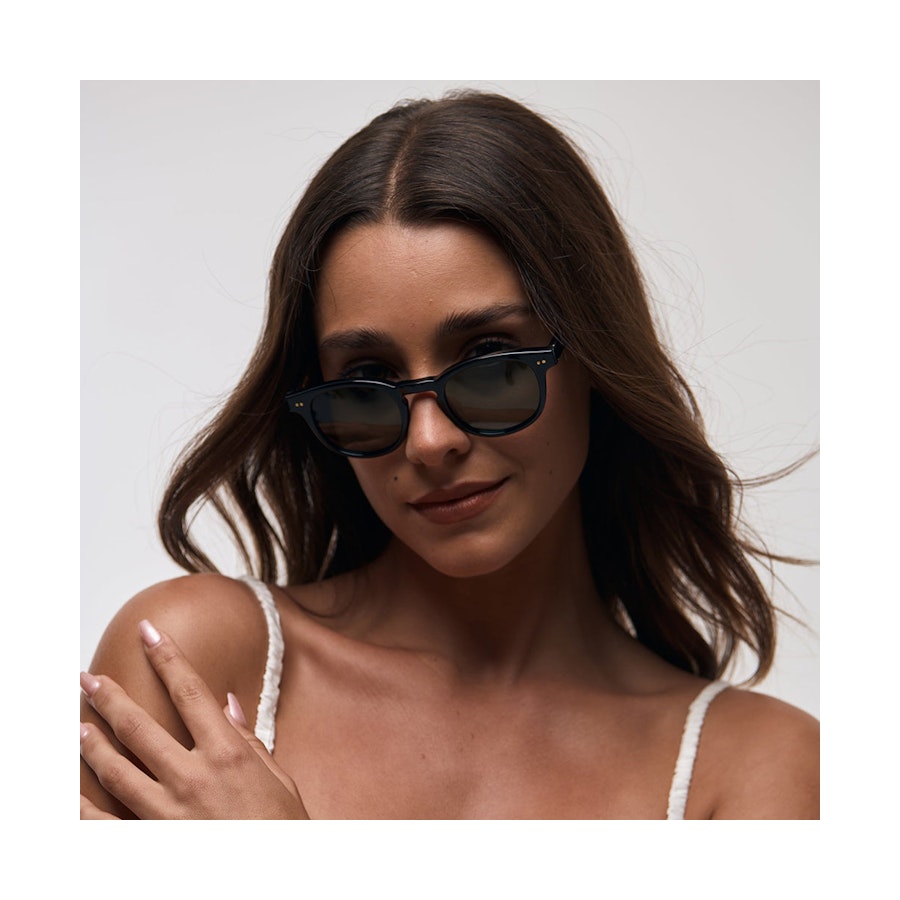 Rixx Melrose Sunglasses Black Black