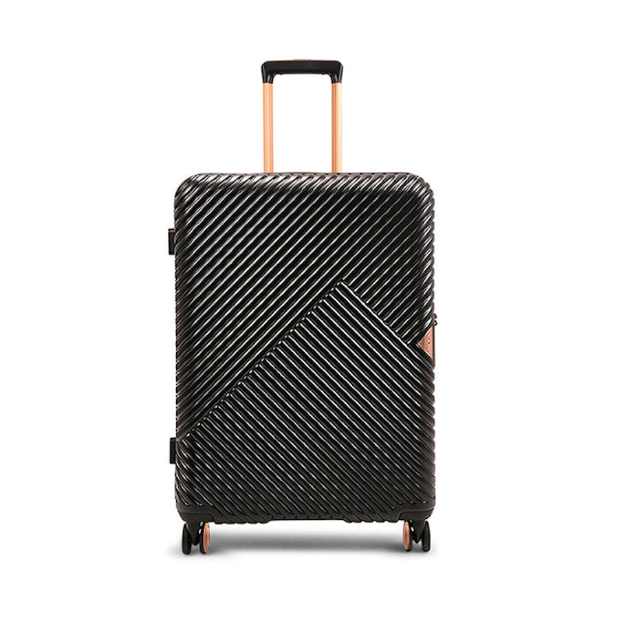 Saben Going Places 66cm Hardside Suitcase Black Black