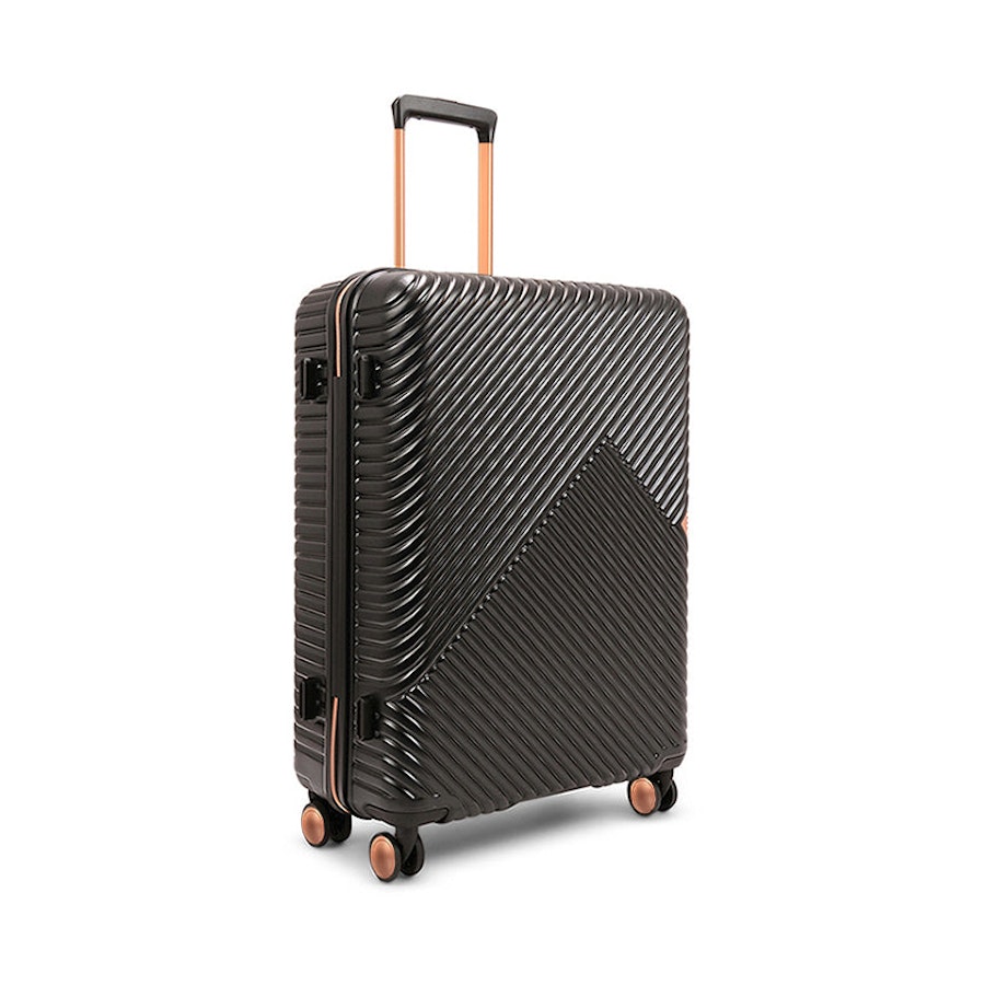 Saben Going Places 66cm Hardside Suitcase Black Black
