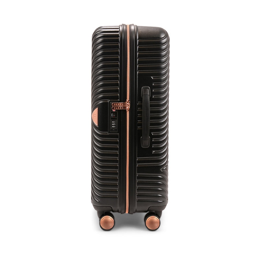 Saben Going Places 66cm Hardside Suitcase Black Black