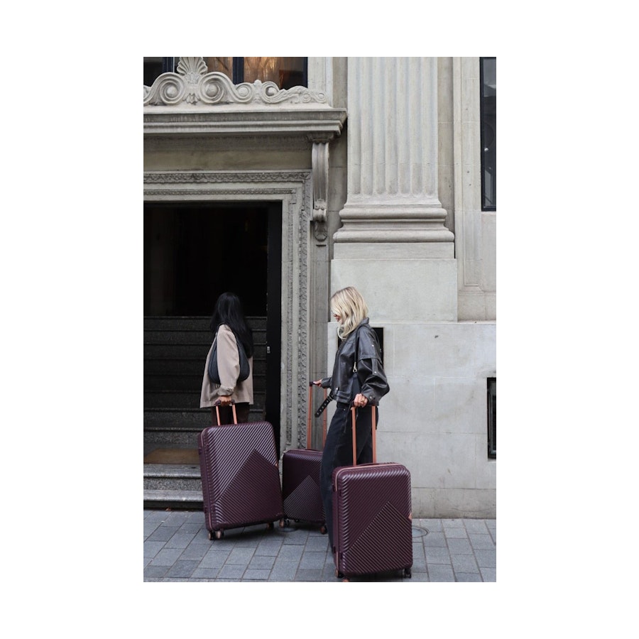 Saben Going Places 55cm Carry-On Hardside Suitcase Merlot Merlot