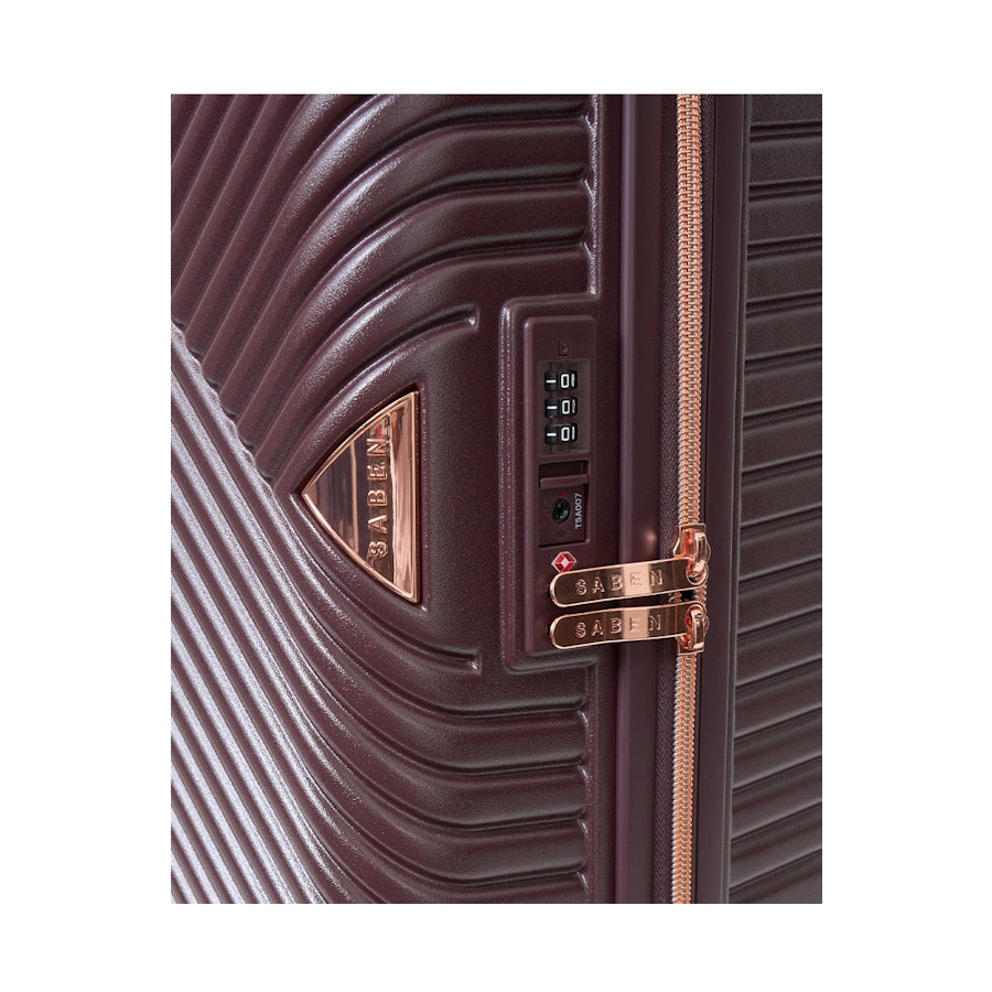 Saben Going Places 55cm Carry-On Hardside Suitcase Merlot Merlot