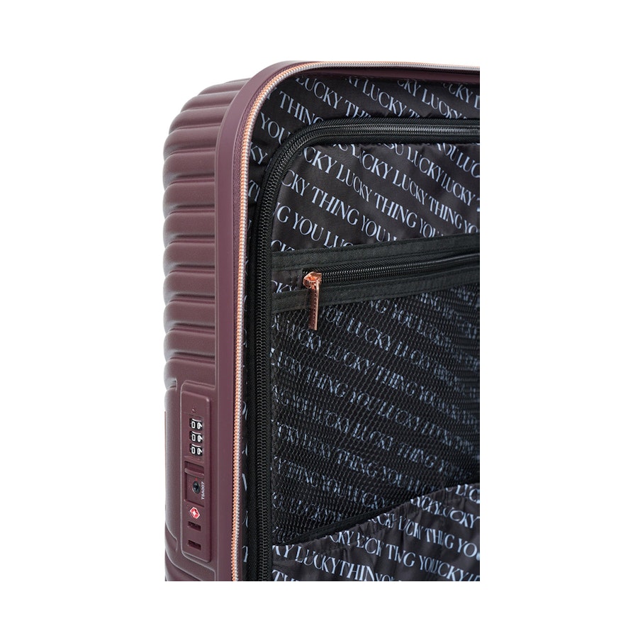 Saben Going Places 55cm Carry-On Hardside Suitcase Merlot Merlot