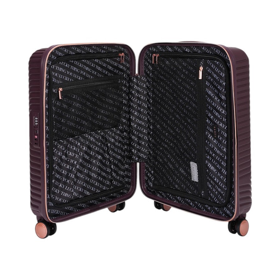 Saben Going Places 55cm Carry-On Hardside Suitcase Merlot Merlot