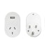 Samsonite NZ & AUS to South Africa Power Adapter with USB White