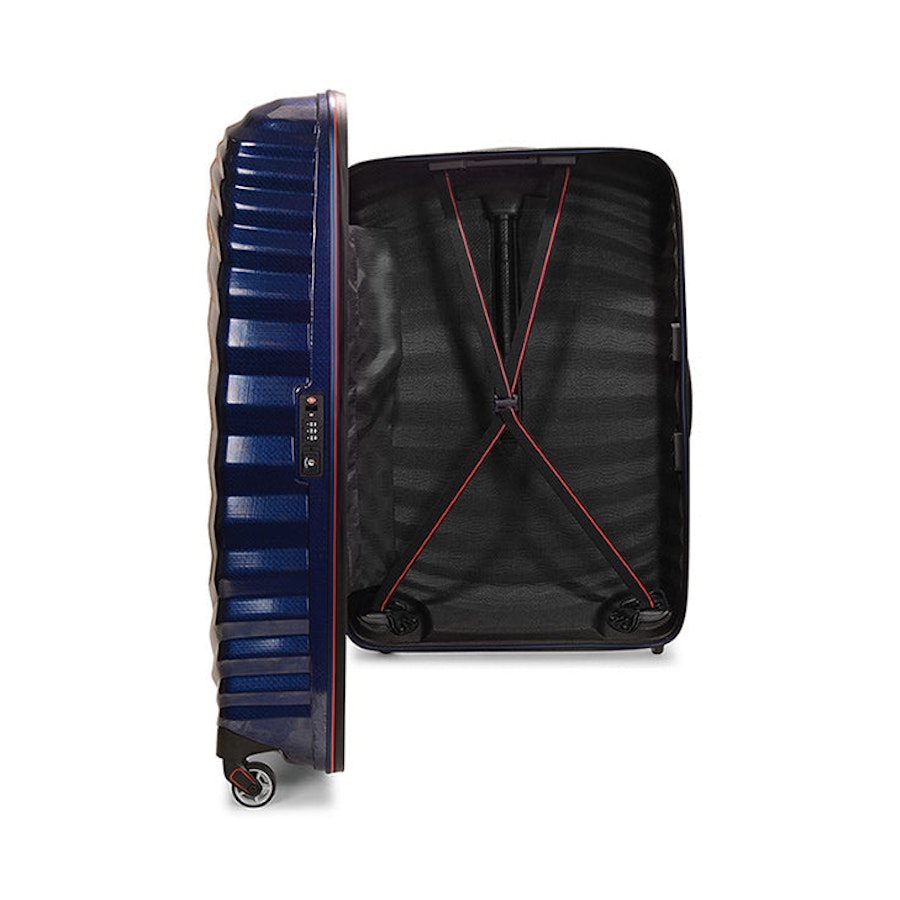 Samsonite Lite-Shock Sport 55cm & 81cm CURV Luggage Set Blue Blue