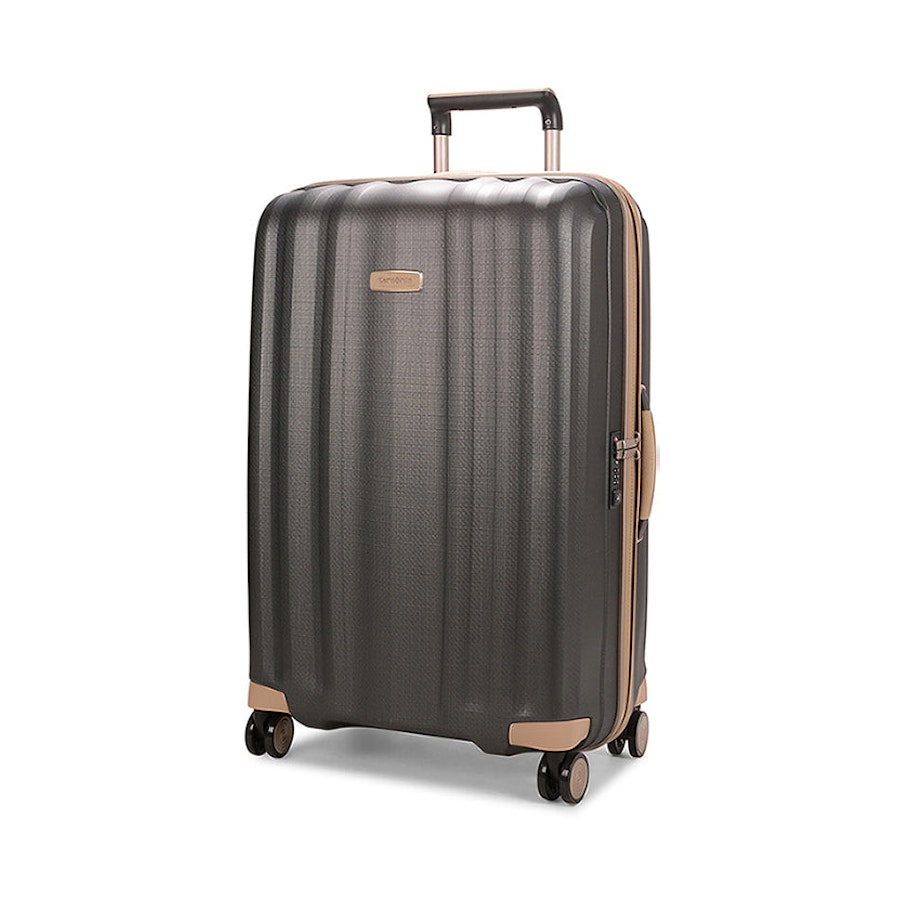 Samsonite Lite-Cube Prime 76cm CURV Checked Suitcase Matte Graphite Matte Graphite