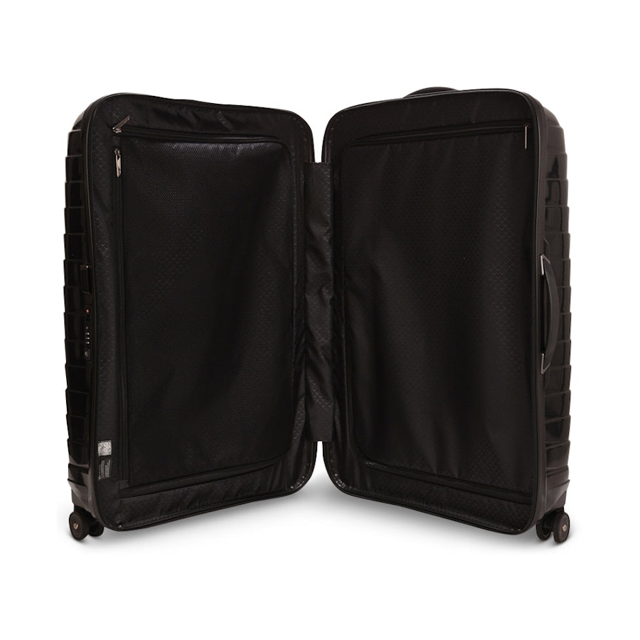 Samsonite Proxis 75cm Hardside Checked Suitcase Black Black