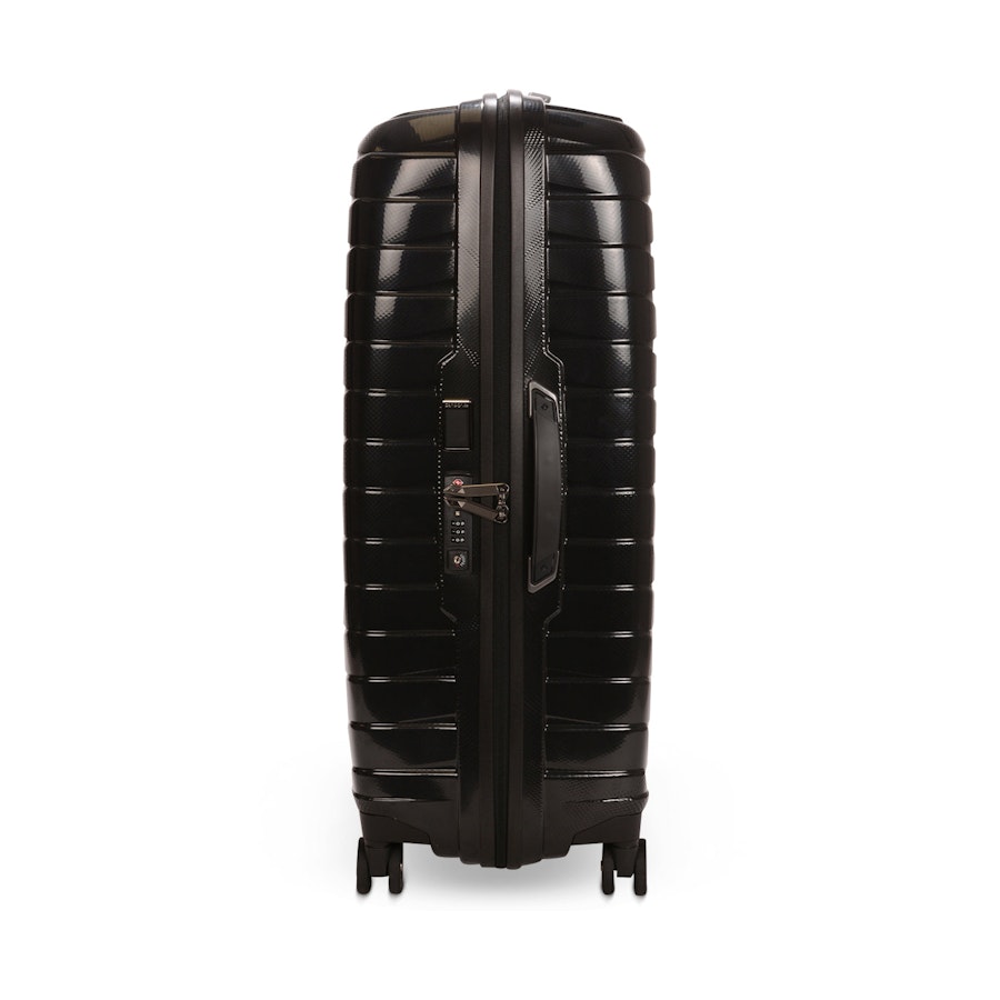 Samsonite Proxis 75cm Hardside Checked Suitcase Black Black