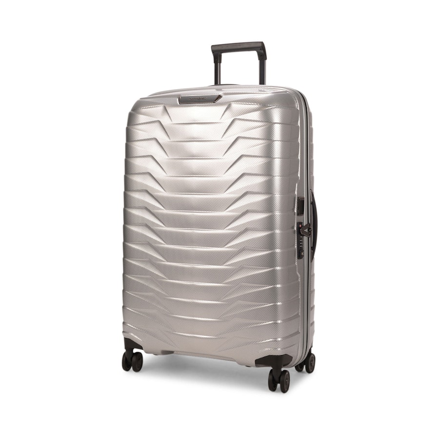 Samsonite Proxis 55cm & 75cm Hardside Luggage Set Silver Silver