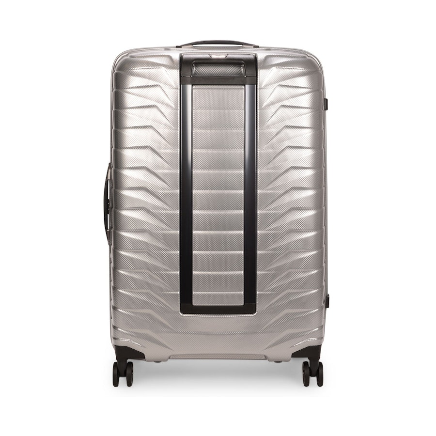 Samsonite Proxis 75cm Hardside Checked Suitcase Silver Silver