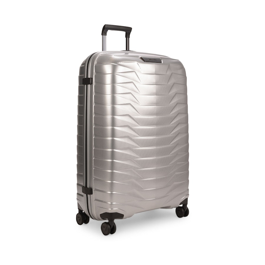 Samsonite Proxis 75cm Hardside Checked Suitcase Silver Silver
