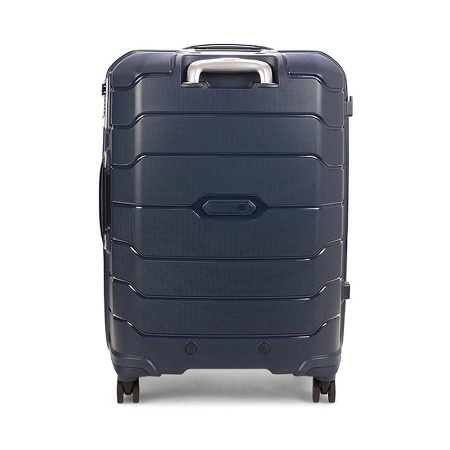 Samsonite Oc2lite 68cm Hardside Checked Suitcase Navy Navy