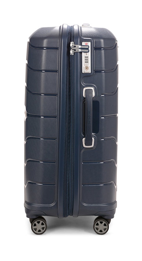 Samsonite Oc2lite 68cm Hardside Checked Suitcase Navy Navy