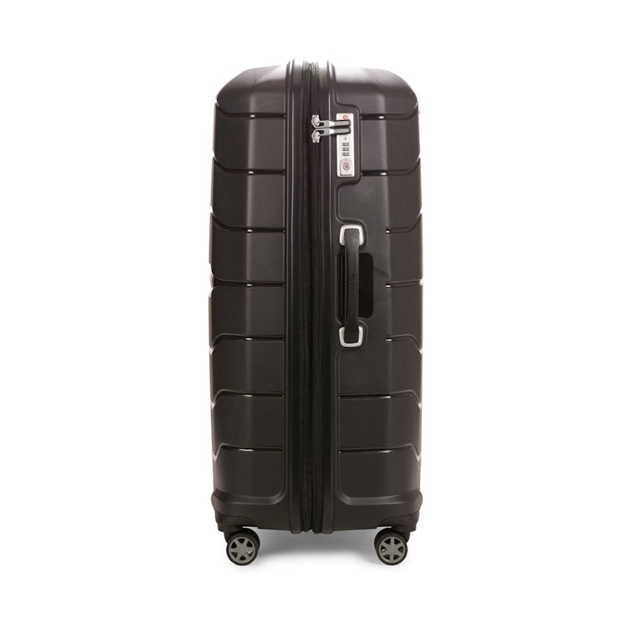 Samsonite Oc2lite 81cm Hardside Checked Suitcase Black Black