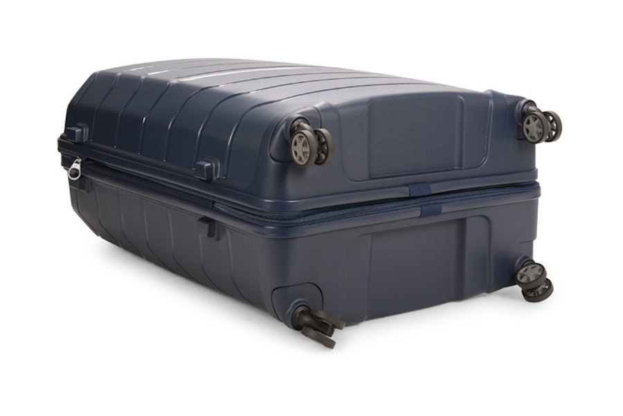 Samsonite Oc2lite 81cm Hardside Checked Suitcase Navy Navy