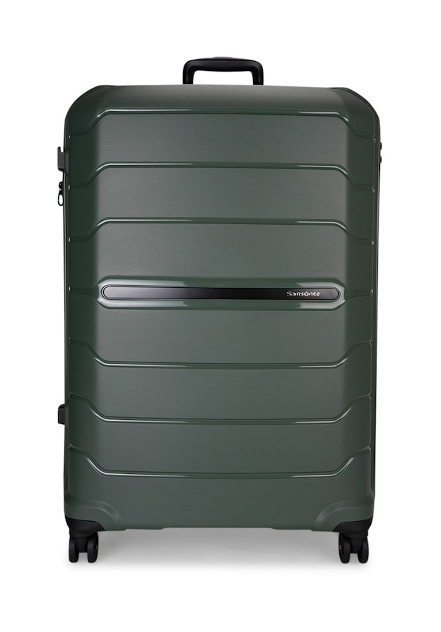 Samsonite Oc2lite 81cm Hardside Checked Suitcase Urban Green Urban Green