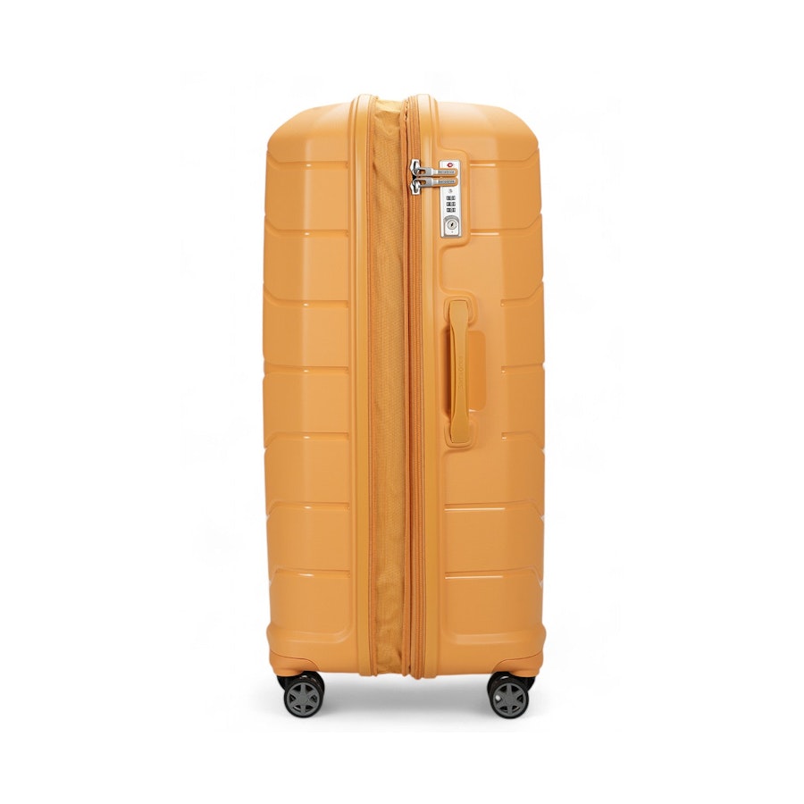 Samsonite Oc2lite 81cm Hardside Checked Suitcase Honey Gold Honey Gold