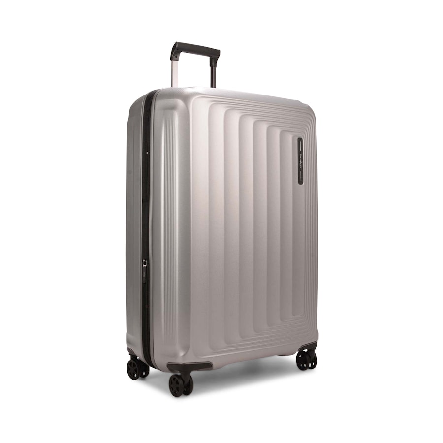 Samsonite Nuon 55cm & 75cm Hardside Luggage Set Matte Silver Matte Silver