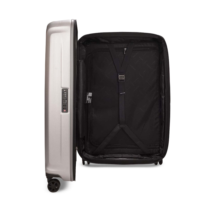 Samsonite Nuon 55cm & 75cm Hardside Luggage Set Matte Silver Matte Silver