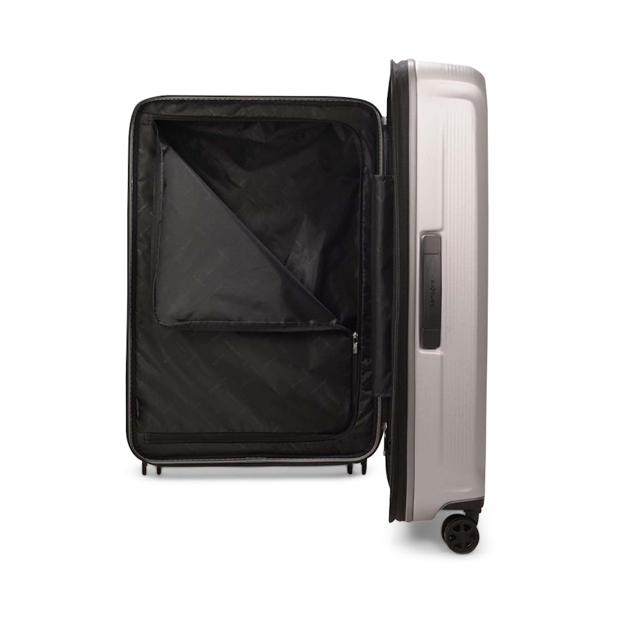 Samsonite Nuon 55cm & 75cm Hardside Luggage Set Matte Silver Matte Silver