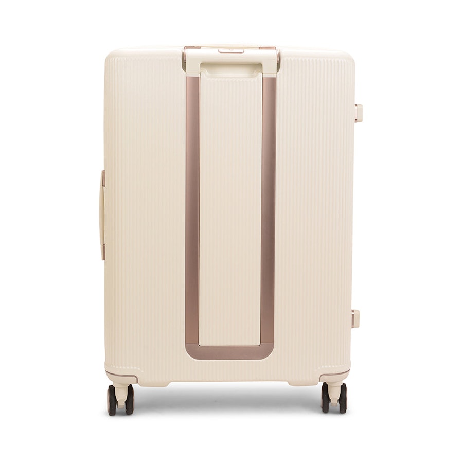 Samsonite Minter 69cm Hardside Checked Suitcase Ivory Ivory