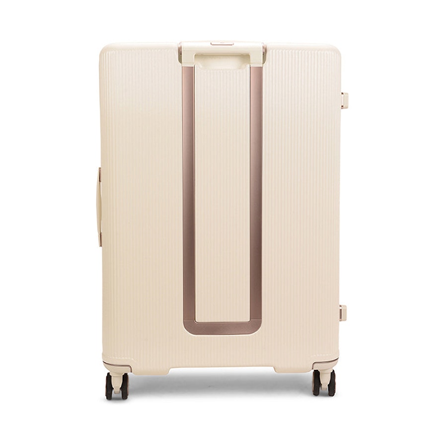 Samsonite Minter 75cm Hardside Checked Suitcase Ivory Ivory