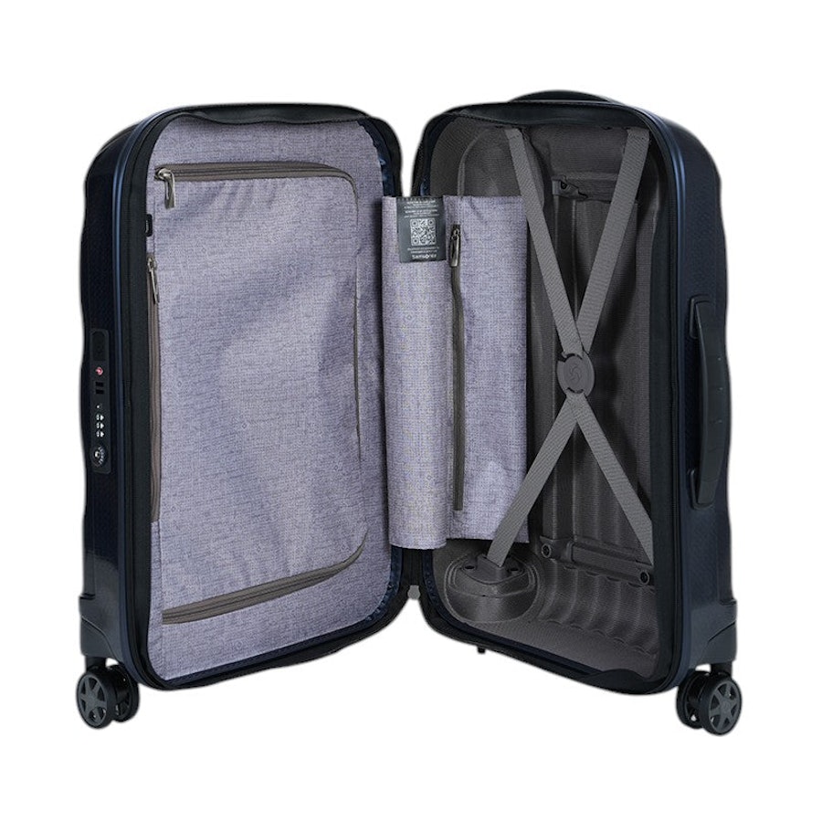 Samsonite C-Lite 55cm Exp CURV Carry-On Suitcase Midnight Blue Midnight Blue