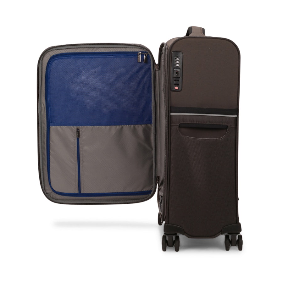 Samsonite 73H 55cm Softside Carry-On Suitcase Platinum Grey Platinum Grey