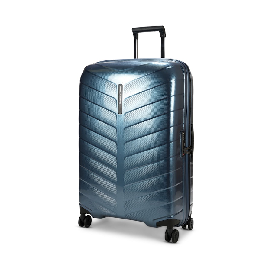 Samsonite Attrix 55cm & 75cm Hardside Luggage Set Steel Blue Steel Blue
