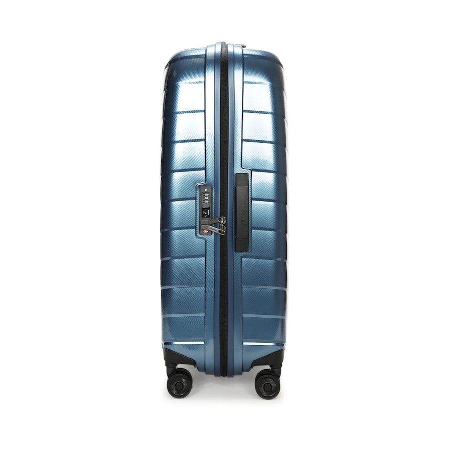 Samsonite Attrix 55cm & 75cm Hardside Luggage Set Steel Blue Steel Blue