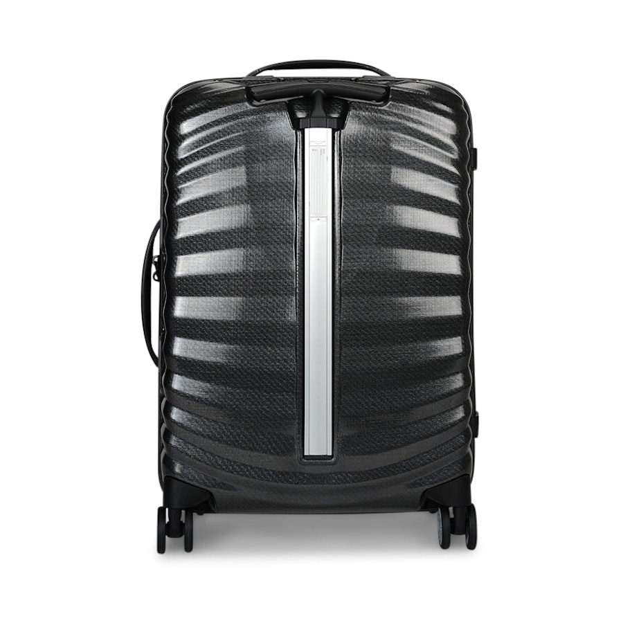Samsonite Lite-Shock Sport 55cm CURV Carry-On Suitcase Black Black