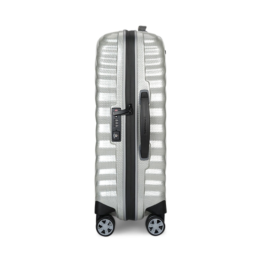 Samsonite Lite-Shock Sport 55cm CURV Carry-On Suitcase Silver Silver