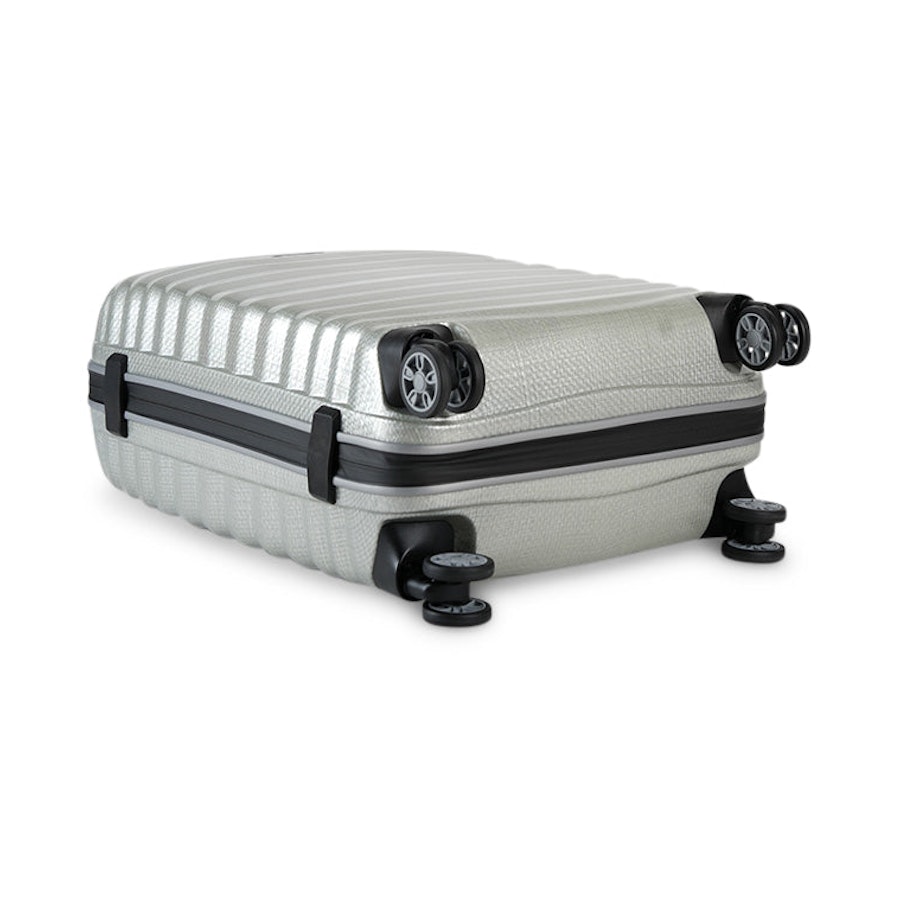 Samsonite Lite-Shock Sport 55cm CURV Carry-On Suitcase Silver Silver